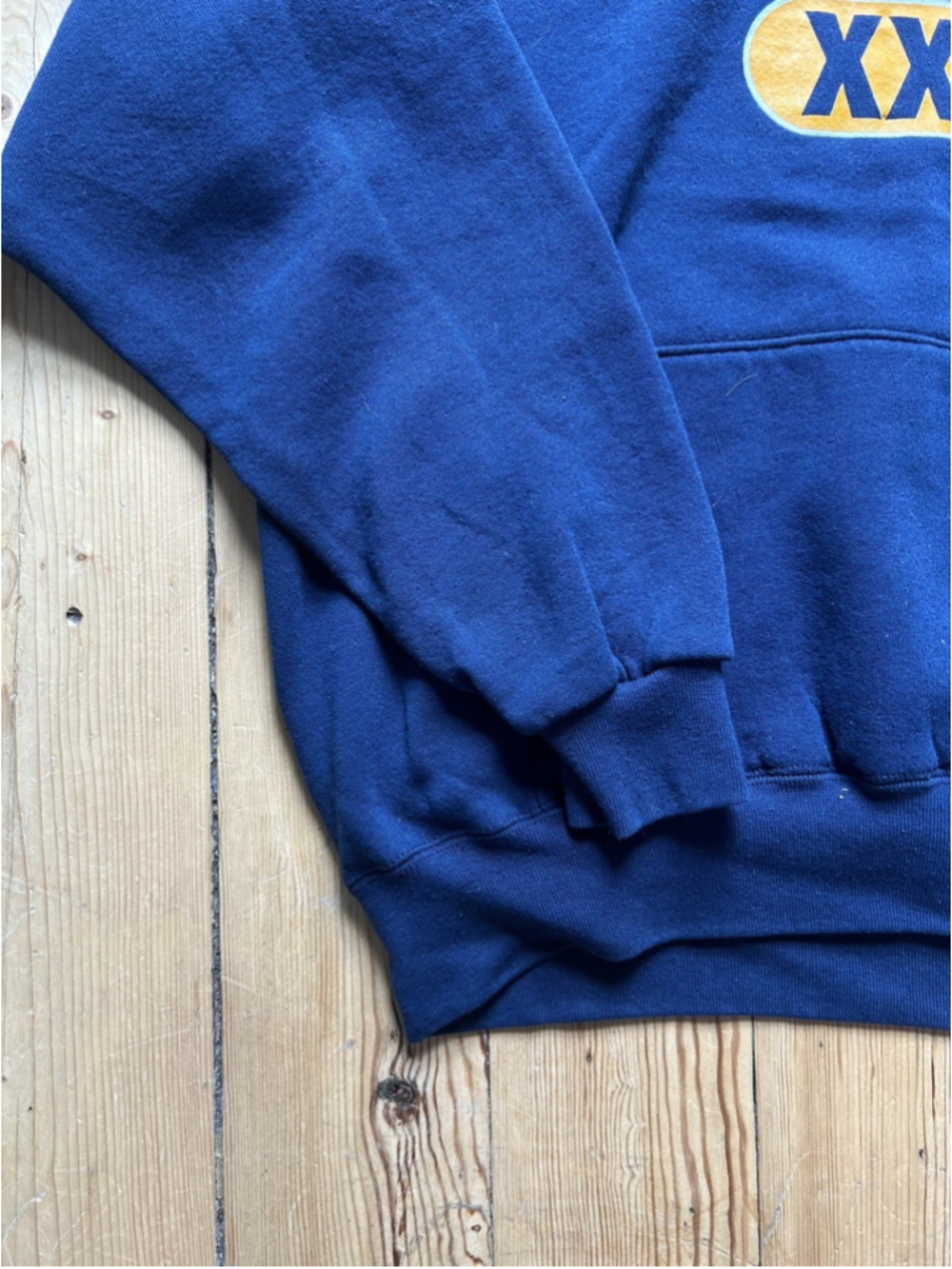 Vintage US Navy Hoodie Mens XL Blue Navy Military 90s - Picture 6 of 6